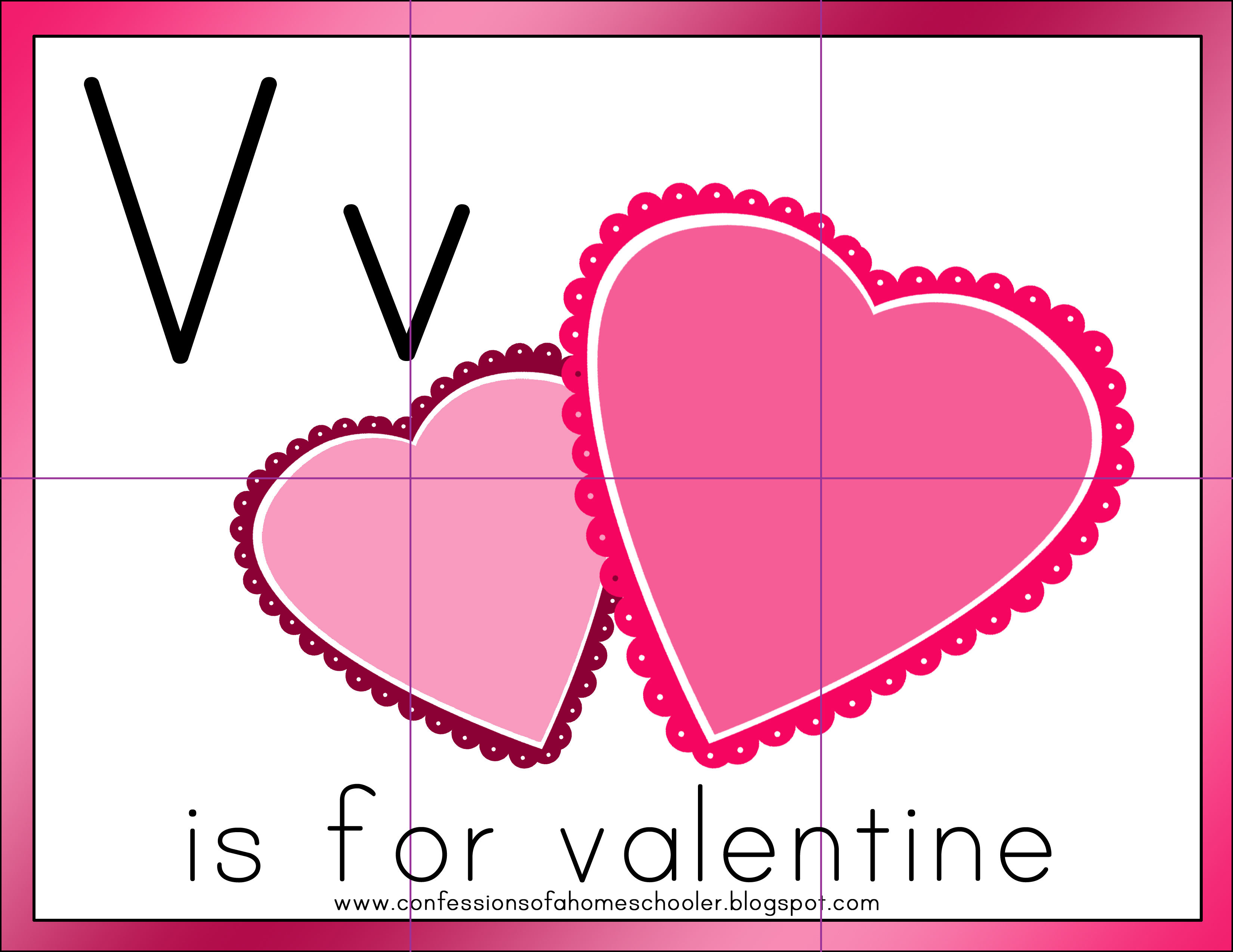 Preschool Valentine Printables