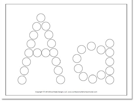 a z do a dot worksheets confessions of a homeschooler