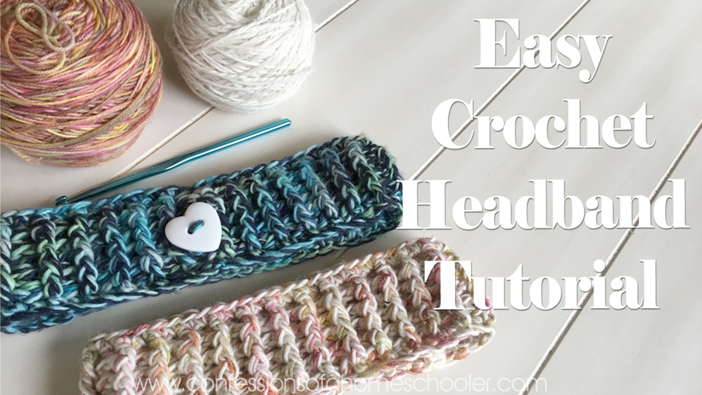 Download Super Easy Crochet Headband Tutorial - Confessions of a ...
