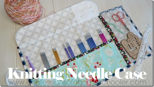SEWING PATTERN Circular Needle Case Digital Download -   Circular  needle case, Knitting needle case pattern, Knitting needle case