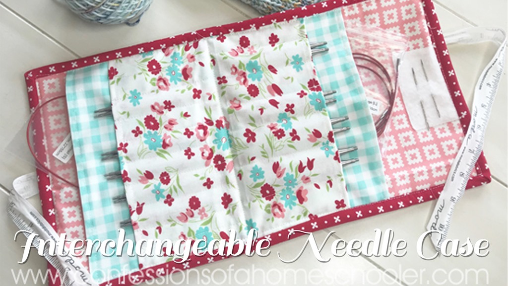 Interchangeable Knitting Needle Case // Tutorial - Confessions of a  Homeschooler