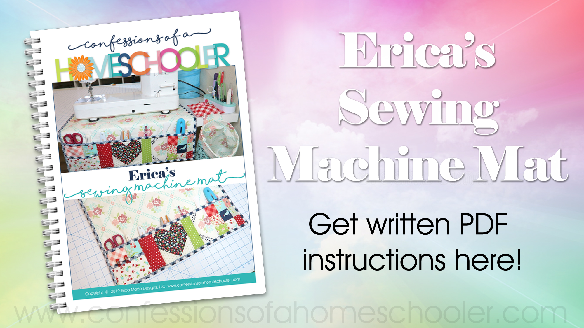 Erica's Sewing Machine Mat Tutorial - Confessions of a Homeschooler