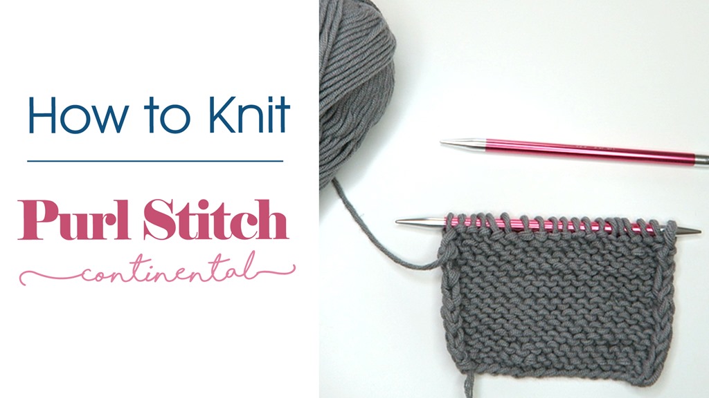 How To Knit Purl Stitch Continental Style Confessions