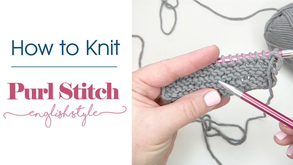 Knit Basics: Knitting Styles  Continential or English? - Stolen Stitches