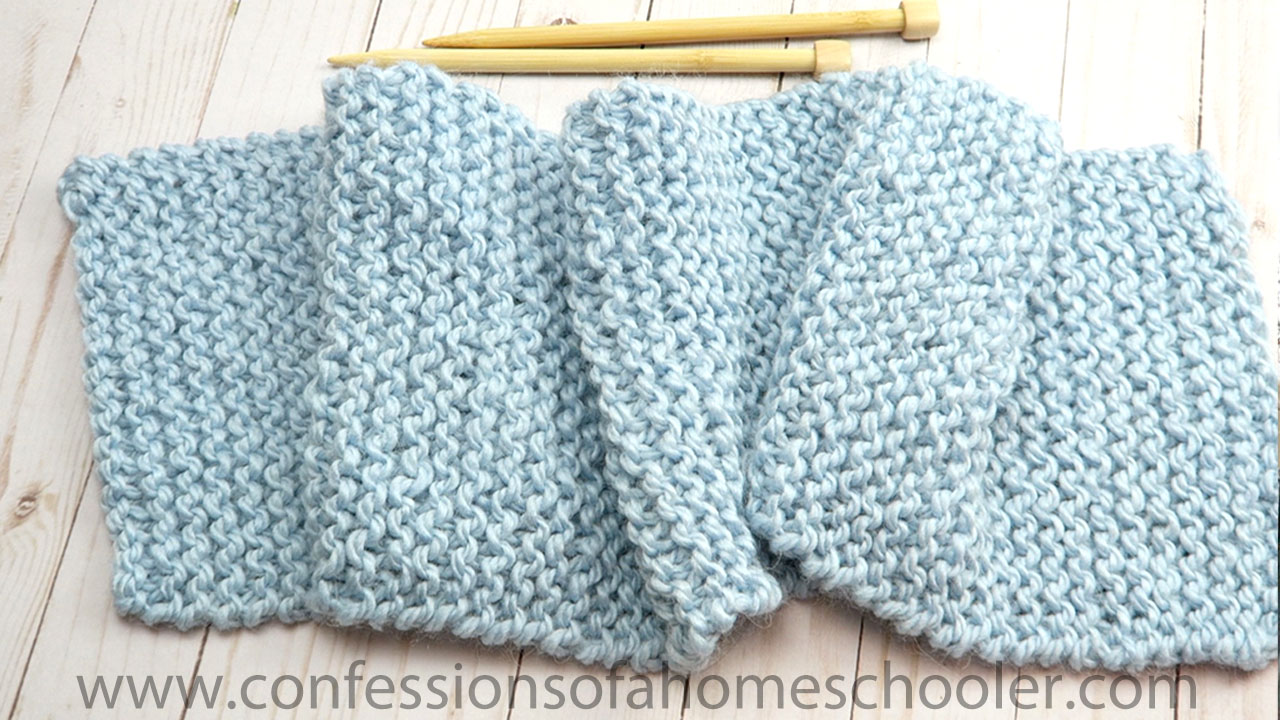 How To Knit A Scarf For Beginners Tutorial Confessions Of A Homeschooler
