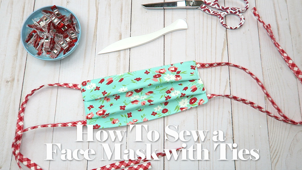 How To Sew A Face Mask With Fabric Ties Confessions Of A Homeschooler