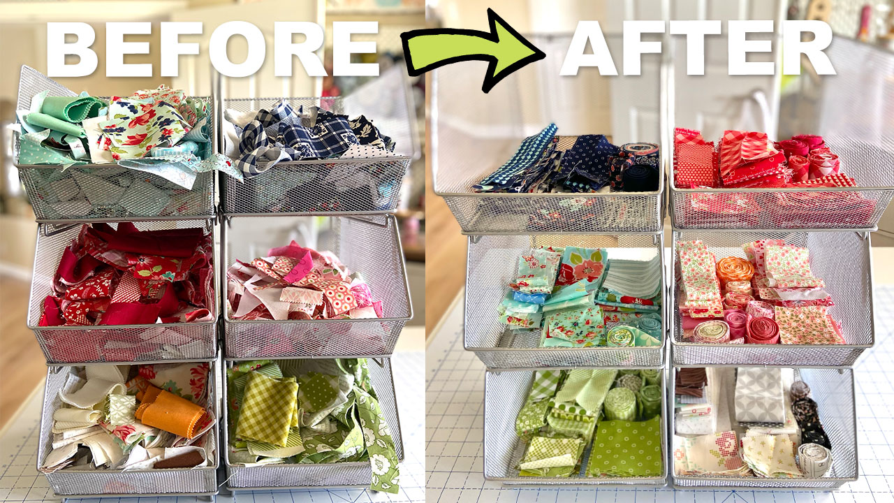 How to Organize Fabric Scraps: Tips and Ideas - Create Whimsy