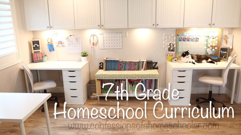 2021-2022 Homeschool Curriculum / 7th Grade - Confessions of a Homeschooler