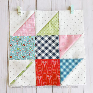 Sew With Me - Block #10 - Maple Leaf Quilt Block - Confessions of a ...