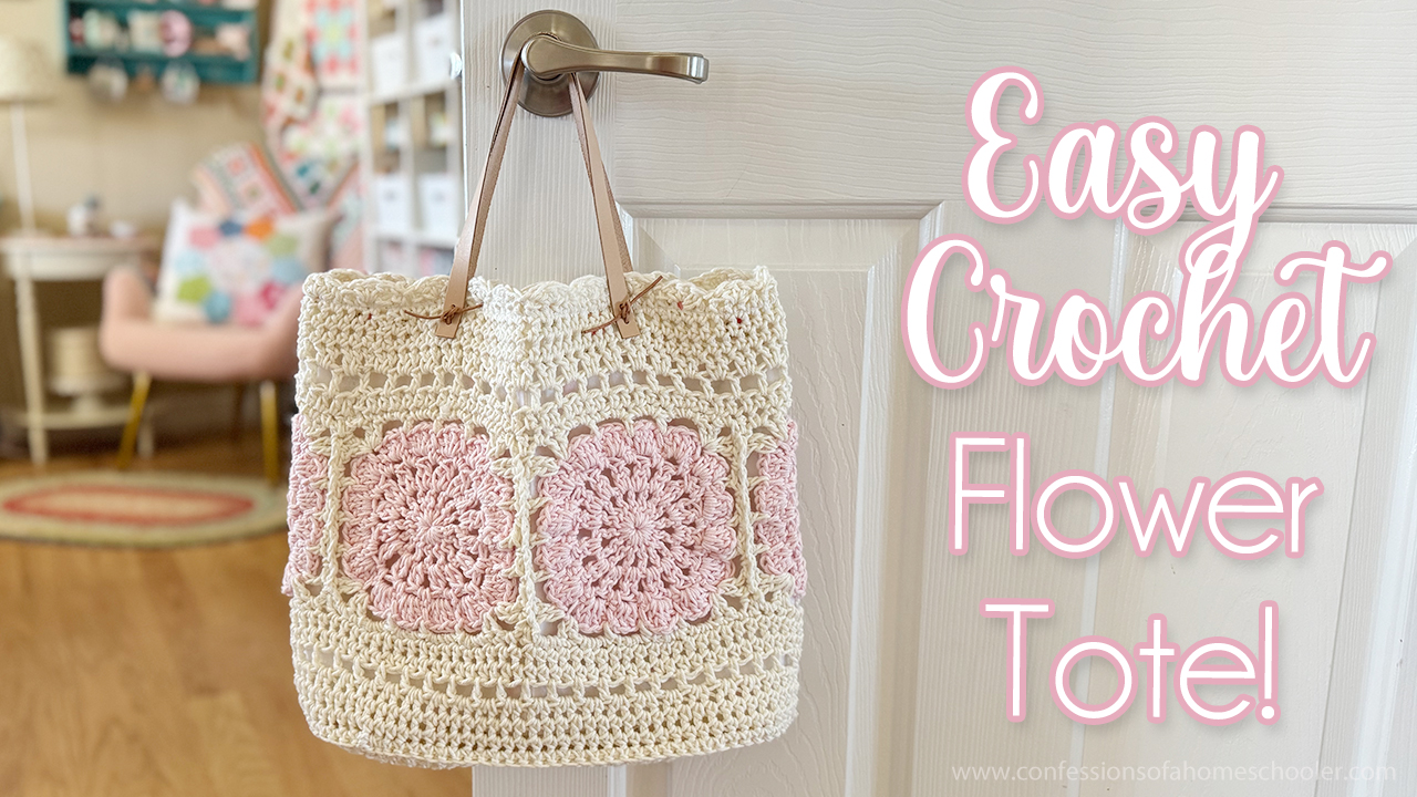 EASY CROCHET: Flower Tote Bag