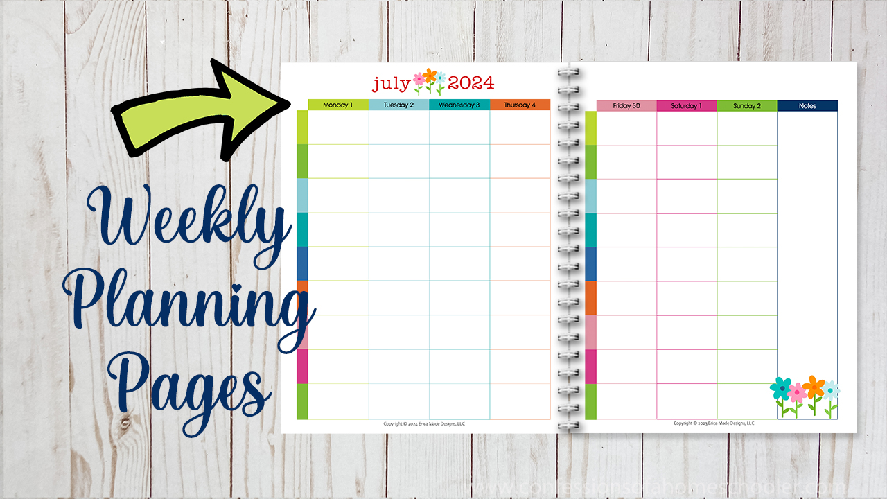 2024 Weekly Planning Pages