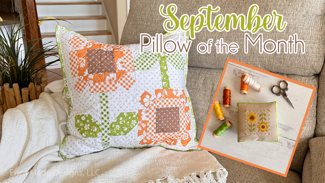 September Pillow of the Month and Stickers!