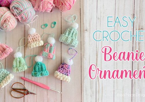 EASY CROCHET: Mini Beanie Ornaments