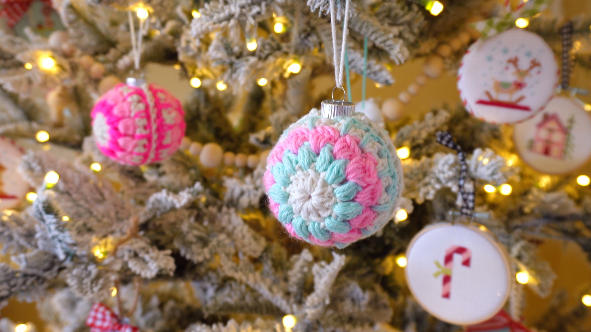 Crochet Sunburst Ornaments