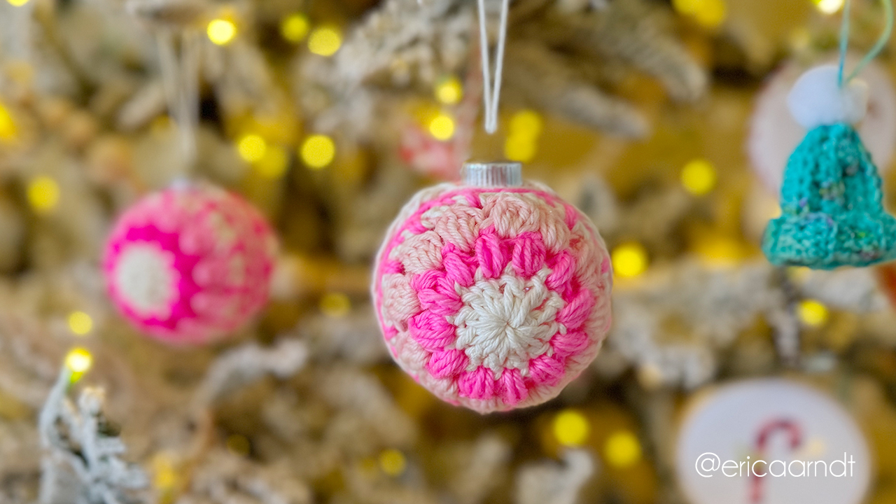 Crochet Sunburst Ornaments