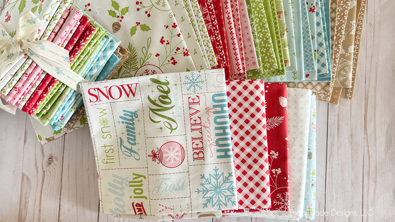 Christmas Spools Quilt Front