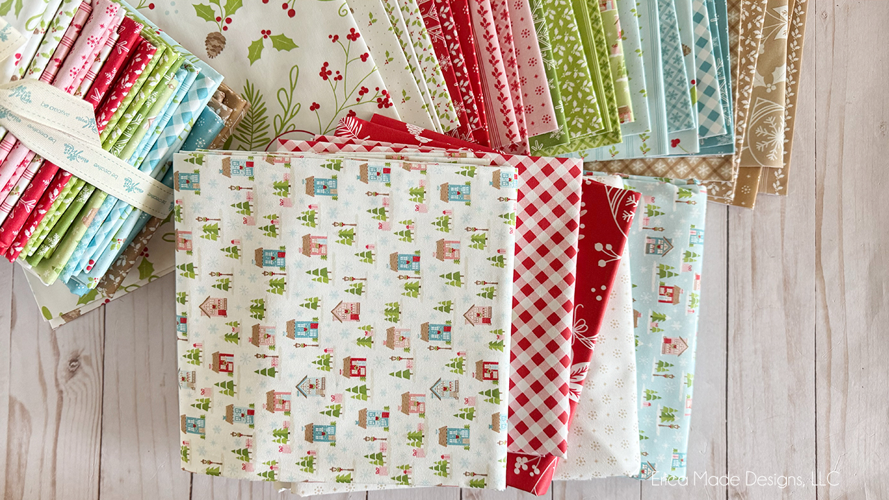 Christmas Spools Quilt Front