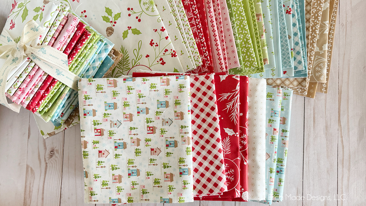 Christmas Spools Quilt Front