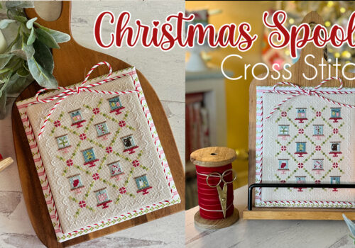 Christmas Spools Cross Stitch Pattern (Easy Cross Stitch!)