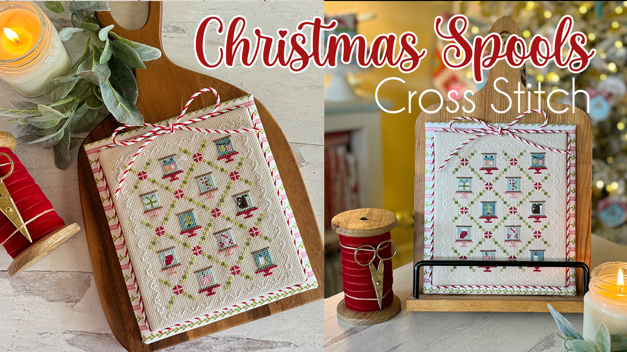 Christmas Spools Cross Stitch Pattern (Easy Cross Stitch!)