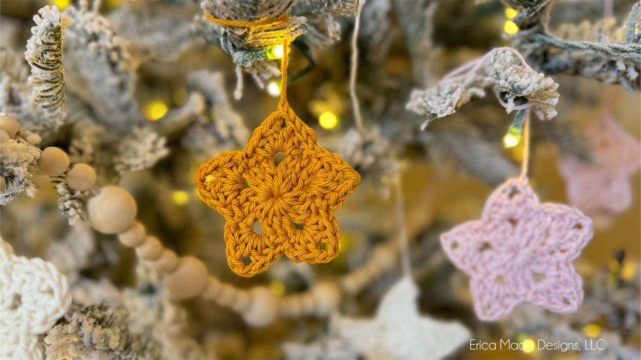 Crochet Star Ornaments