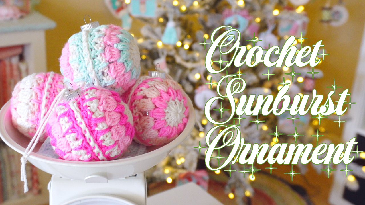 Crochet Sunburst Ornaments