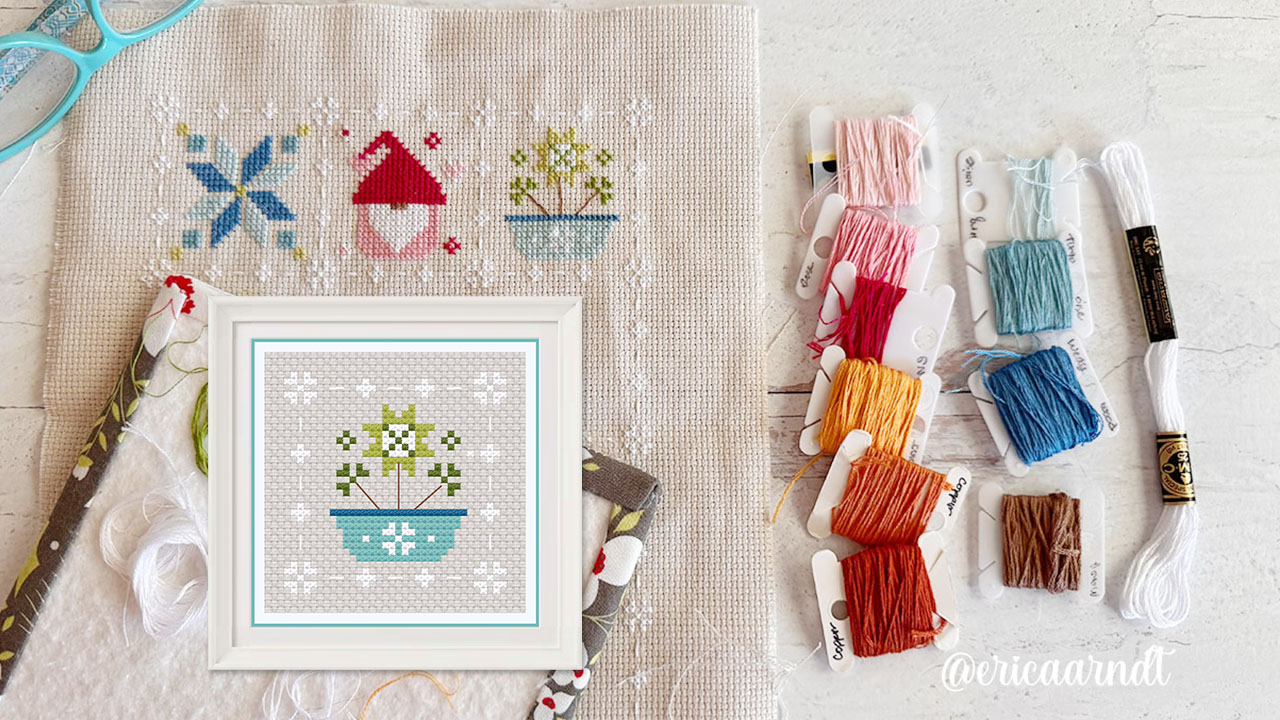 March Topper Cross Stitch